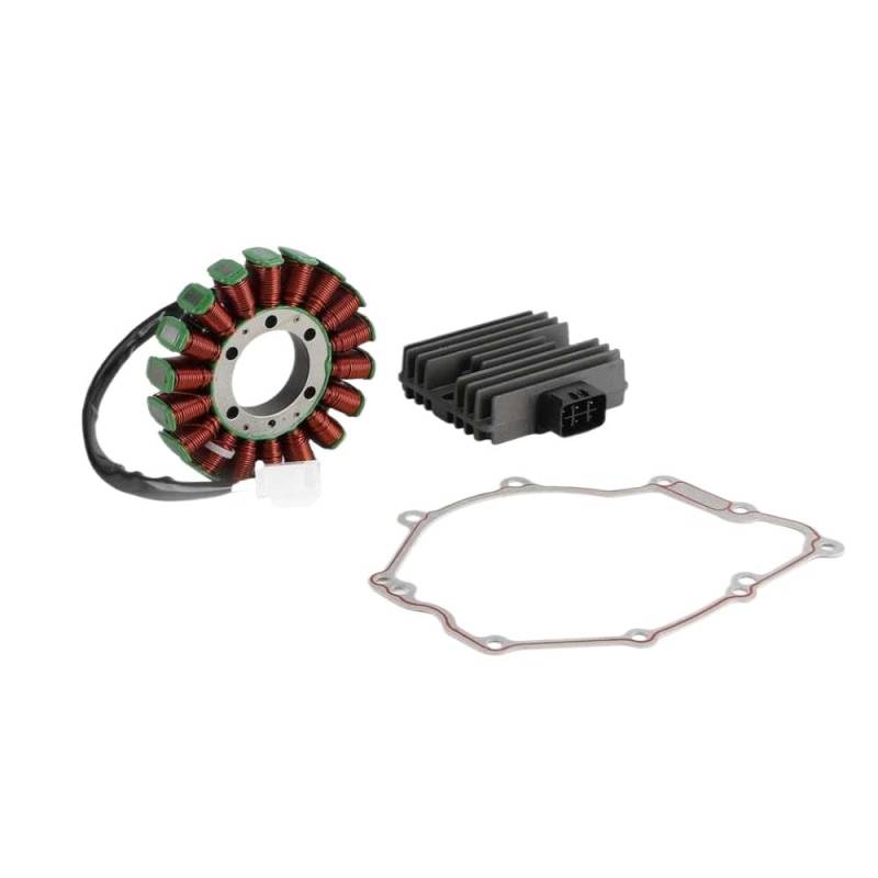 Magneto-Spulenstatatorspannungsrichter-Dichtung mit YZF R6 2006 bis 2016 2C0-81410-00-00 4XY-81960-00-00 kompatibel von LOGFDPYM