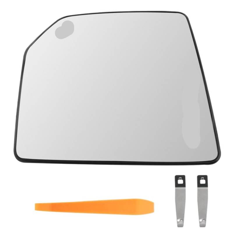 Rechte Seite erhitzte Spiegelglas Kompatibel mit kompatible F150 -Modelle 2015 bis 2021 mit blindem Fleck -Feature von LOGFDPYM