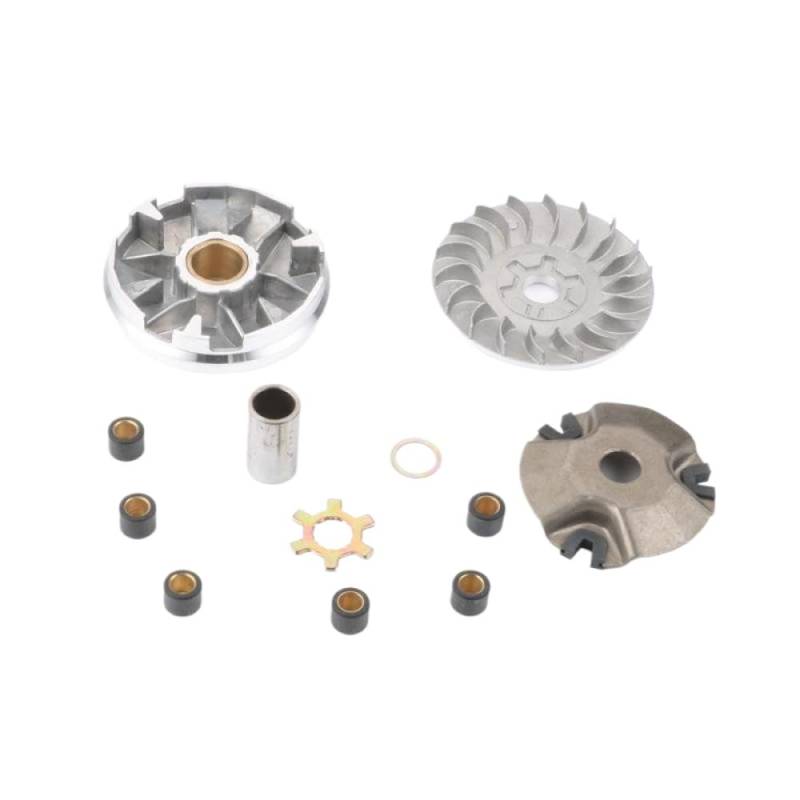 Scooter -Variator -Set mit 6 g Rollen und Windblatt Kompatibel mit kompatible 90cc -2 -Strichmodelle von LOGFDPYM