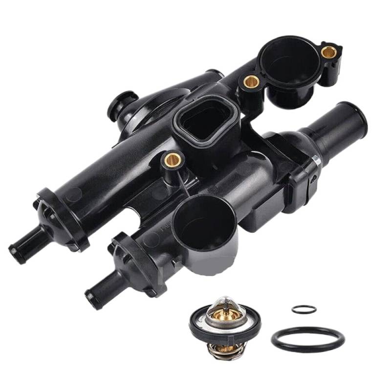 Thermostat-Gehäusebaugruppe kompatibel mit Avenger Sebring Journey Caliber Compass 2.4L Motor 68003582ab 902-319 von LOGFDPYM