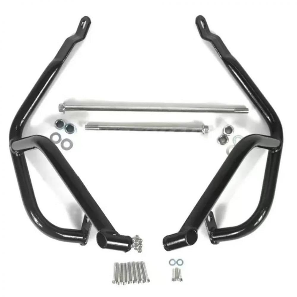 Umgerecherer Motorrad -Herbst -Beschützer vordere Stoßfänger kompatibel mit 250 390 -Modellen Kompatibel mit 390(Black) von LOGFDPYM