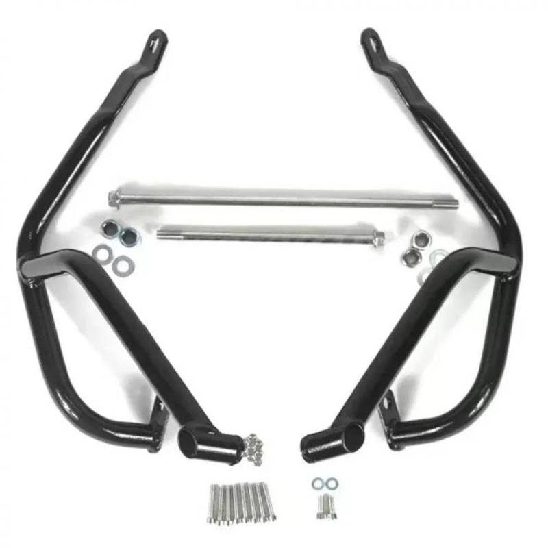 Umgerecherer Motorrad -Herbst -Beschützer vordere Stoßfänger kompatibel mit 250 390 -Modellen Kompatibel mit 390(Black) von LOGFDPYM