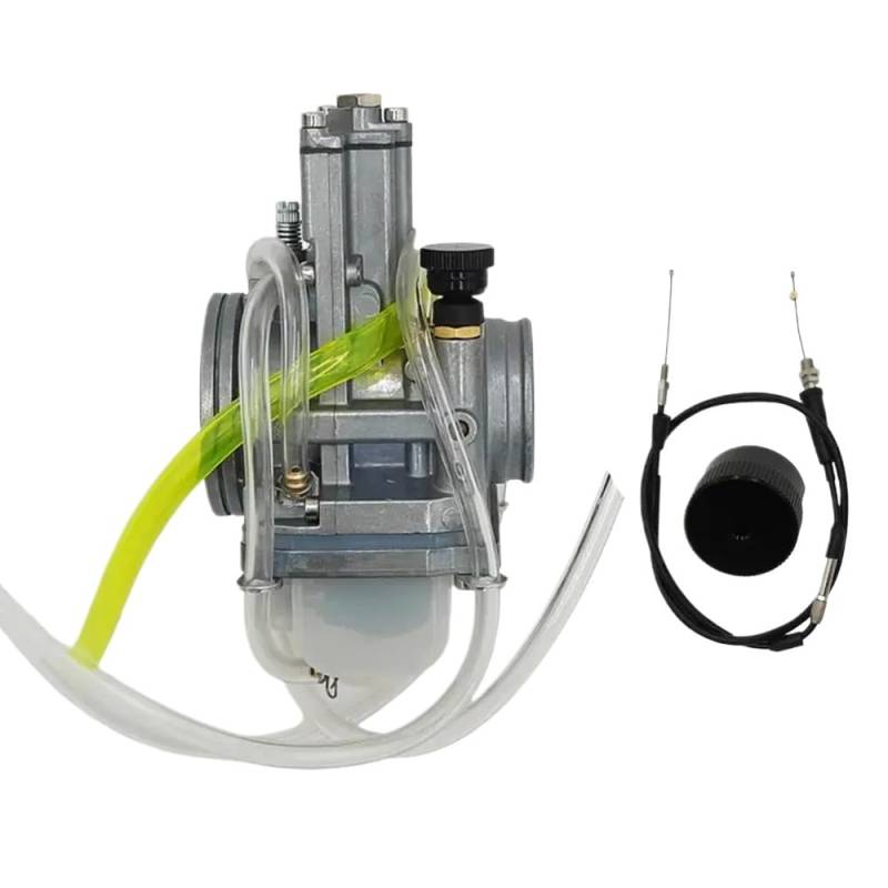 Universal 36 38 40 mm Vergaser Kompatibel mit RMZ250 RMZ450 DR350 DRZ400 DRZ650 2T Einstellbarer PowerJet -kompatibel(36mm) von LOGFDPYM