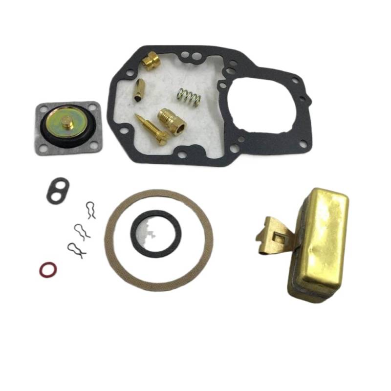 Universal Carburetor Repair Kit kompatibel mit Autolite 1100 1101 Kraftstoffsystem - Alco mit Messingfloat von LOGFDPYM