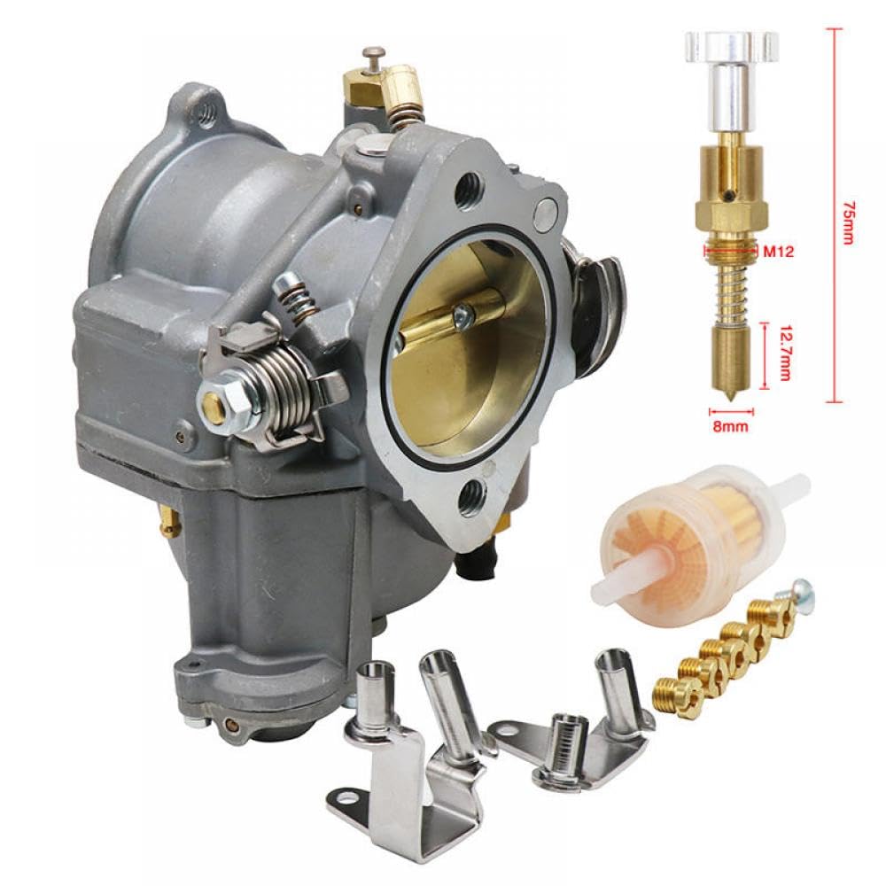 ZSDTRP Super e Shorty Carburetor kompatibel mit Big Twin und Sportster Models 11-0420(Set B) von LOGFDPYM