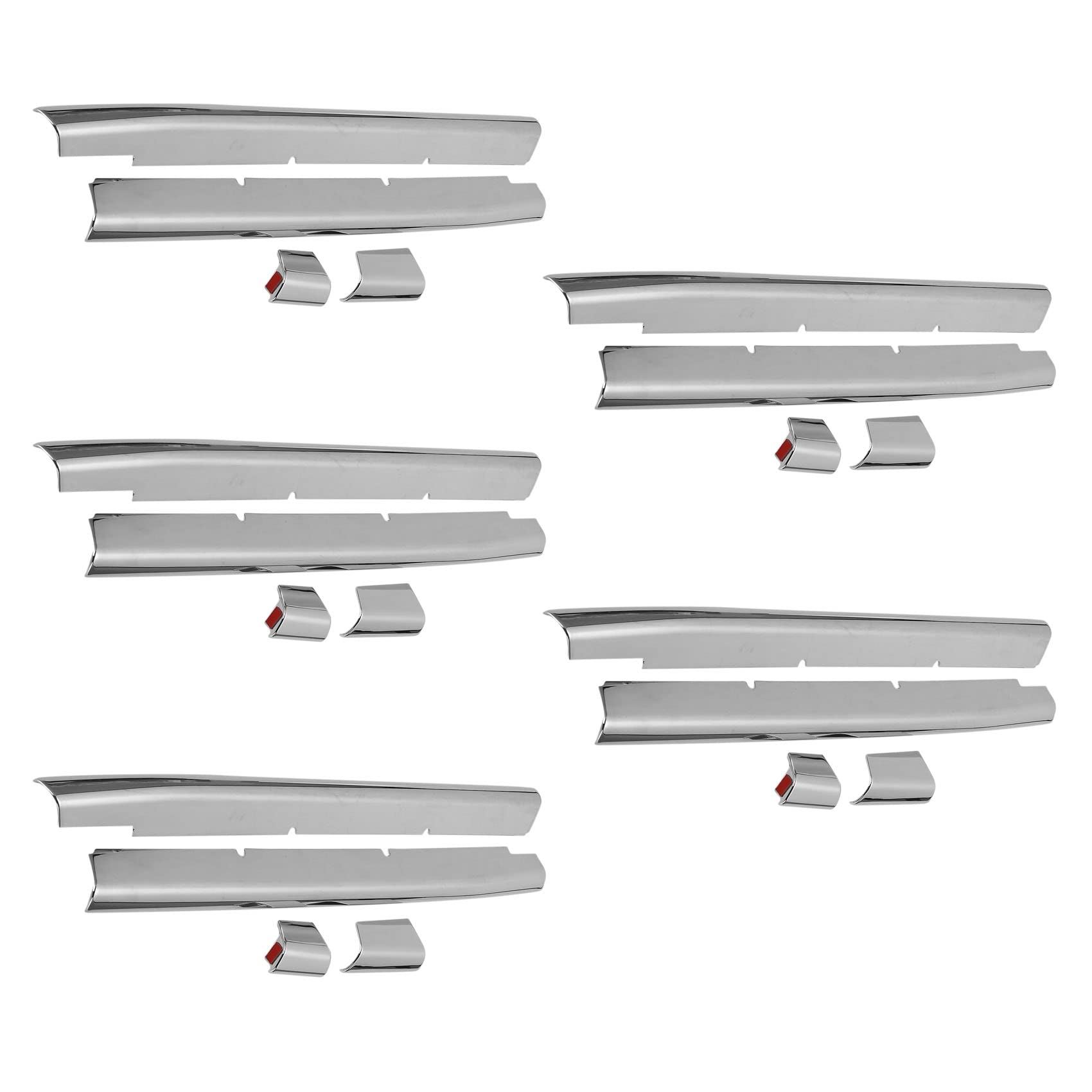 LOLPALONE 5X Auto Chrom Front KüHlergrill Zier Leiste für Spacia Custom MK53S LOLPALONE 5X Auto Chrom Front KüHlergrill Zier Leiste für Spacia Custom MK53S von LOLPALONE