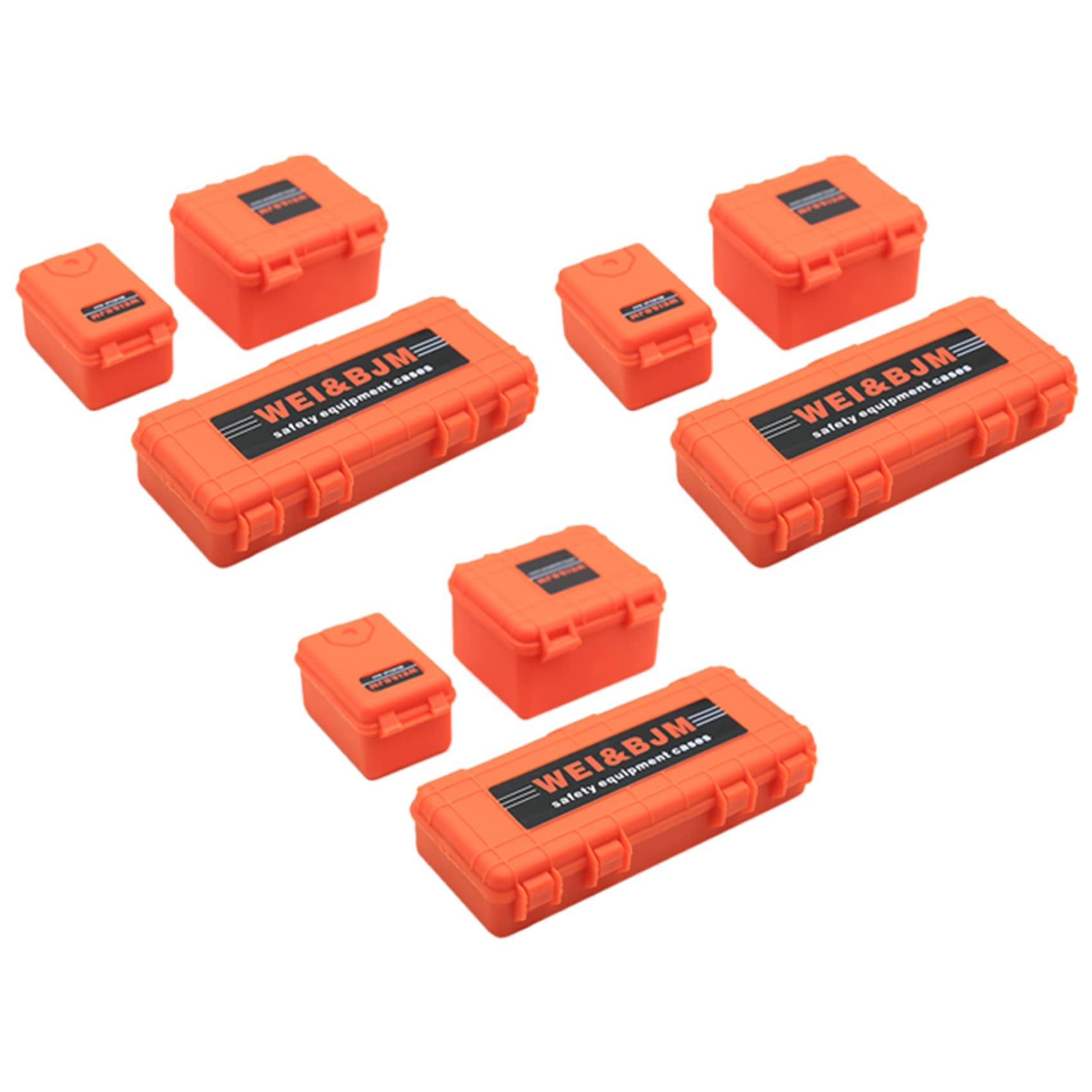 LOLPALONE 9PCS Dekorationswerkzeug Aufbewahrungsbox Auto Kunststoff RC für Trx4 Axial Scx10 90046 D90 1/10 RC Zubehör für Raupen Orange LOLPALONE 9PCS Dekorationswerkzeug Aufbewahrungsbox Auto Kunststoff RC für Trx4 Axial Scx10 90046 D90 1/10 RC Zubehör für Raupen Orange von LOLPALONE
