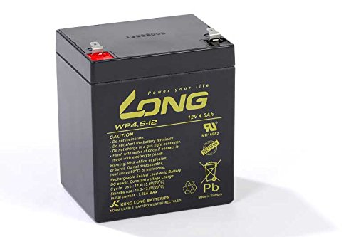 Akku kompatibel Powersonic PS-1242 12V 4,5Ah AGM Blei Accu Batterie wartungsfrei von LONG