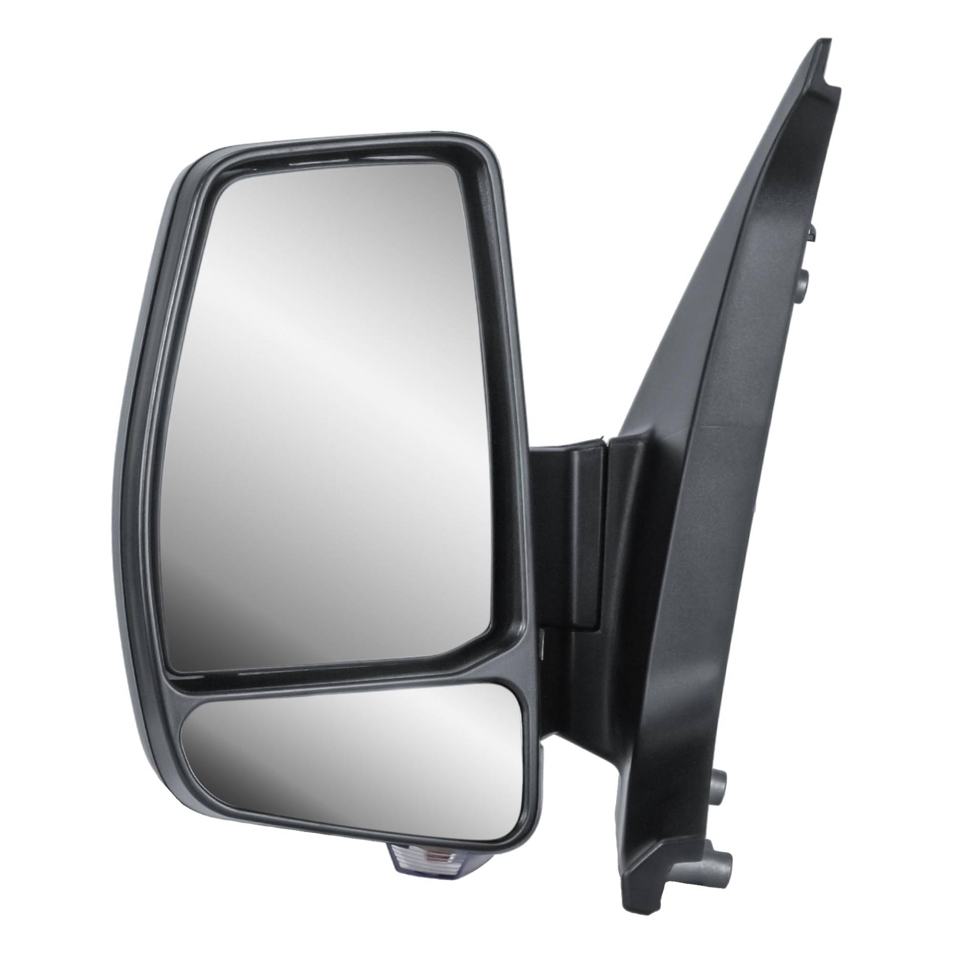 Außenspiegel Links Spiegel Elektrisch und Beheizbar mit Blinker Texturierte Abdeckung Kappe Für Ford Transit Tourneo Custom V362 2012-2023 von LONGLING