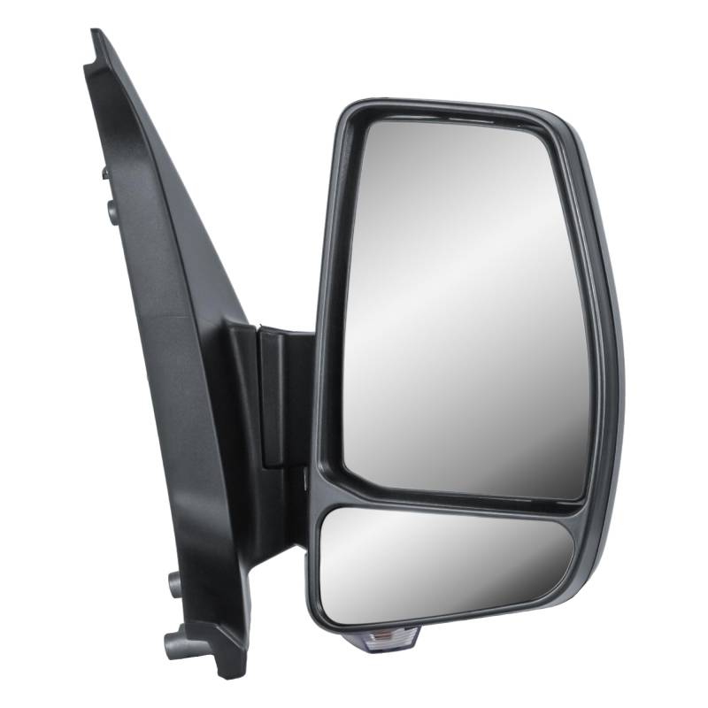 Außenspiegel Rechts Spiegel Elektrisch und Beheizbar mit Blinker Texturierte Abdeckung Kappe Für Ford Transit Tourneo Custom V362 2012-2023 von LONGLING