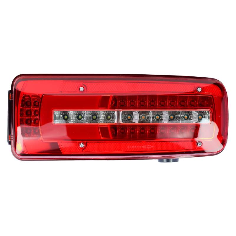 LONGLING Rückleuchte Heckleuchte Rechts 24V LED Rücklicht mit Rückfahrwarner Stecker auf der Rückseite Für DAF Lkw XD CF XF XG XG+ von LONGLING