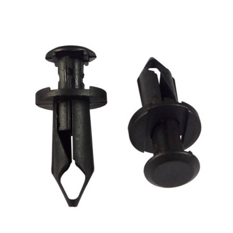 LONGYUE JINDIZH 50 Teile/Satz 8mm 5/16 Zoll Auto/Rivet Clip schwarz Nylon 293150089 / Compatible Maverick commader Auto ATV utv. Zubehör von LONGYUE