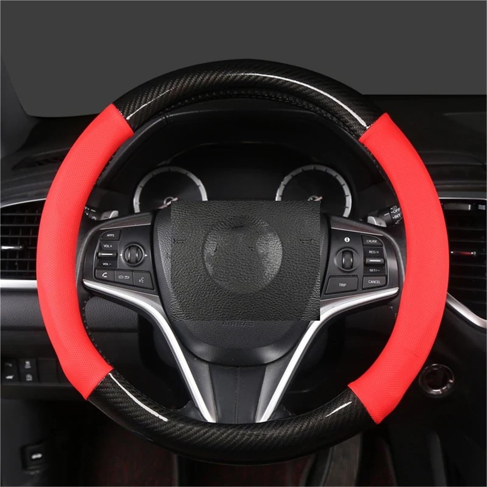 Auto-Lenkradabdeckung Für 1 2 3 4 5 6 7 Z Serie E46 E90 E87 F20 F22 F45 F30 G20 E60 F10 G30 F01 G11 E89 Auto Lenkräder Abdeckung 38 cm 15 "Leder Lenkradschutz(7) von LONPEXDT