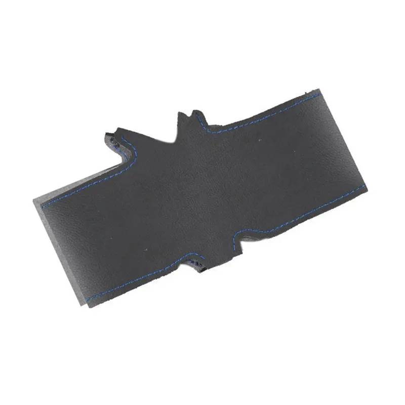 Auto-Lenkradabdeckung Für Benz Für S Klasse Für W221 2010 2011 2012 2013 Perforierte Mikrofaser Leder Trim Auto Lenkrad Seite Haltegriff Abdeckung Lenkradschutz(No Hole Blue line) von LONPEXDT
