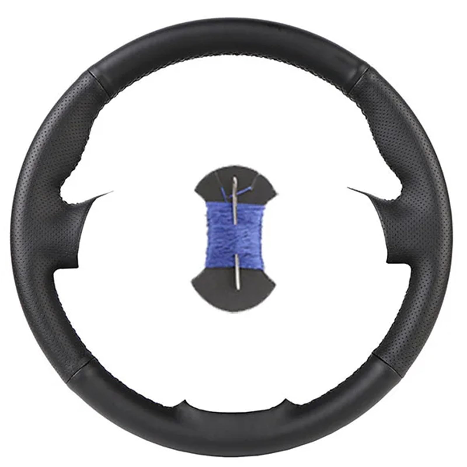 Auto-Lenkradabdeckung Für E83 Für X3 2003 2004 2005 2006 2007 2008 2010 Für E53 Für X5 2004 2005 2006 Leder Lenkung Wrap Auto Lenkrad Abdeckung Lenkradschutz(Blau) von LONPEXDT