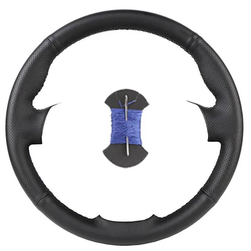 Auto-Lenkradabdeckung Für E83 Für X3 2003 2004 2005 2006 2007 2008 2010 Für E53 Für X5 2004 2005 2006 Leder Lenkung Wrap Auto Lenkrad Abdeckung Lenkradschutz(Blau) von LONPEXDT
