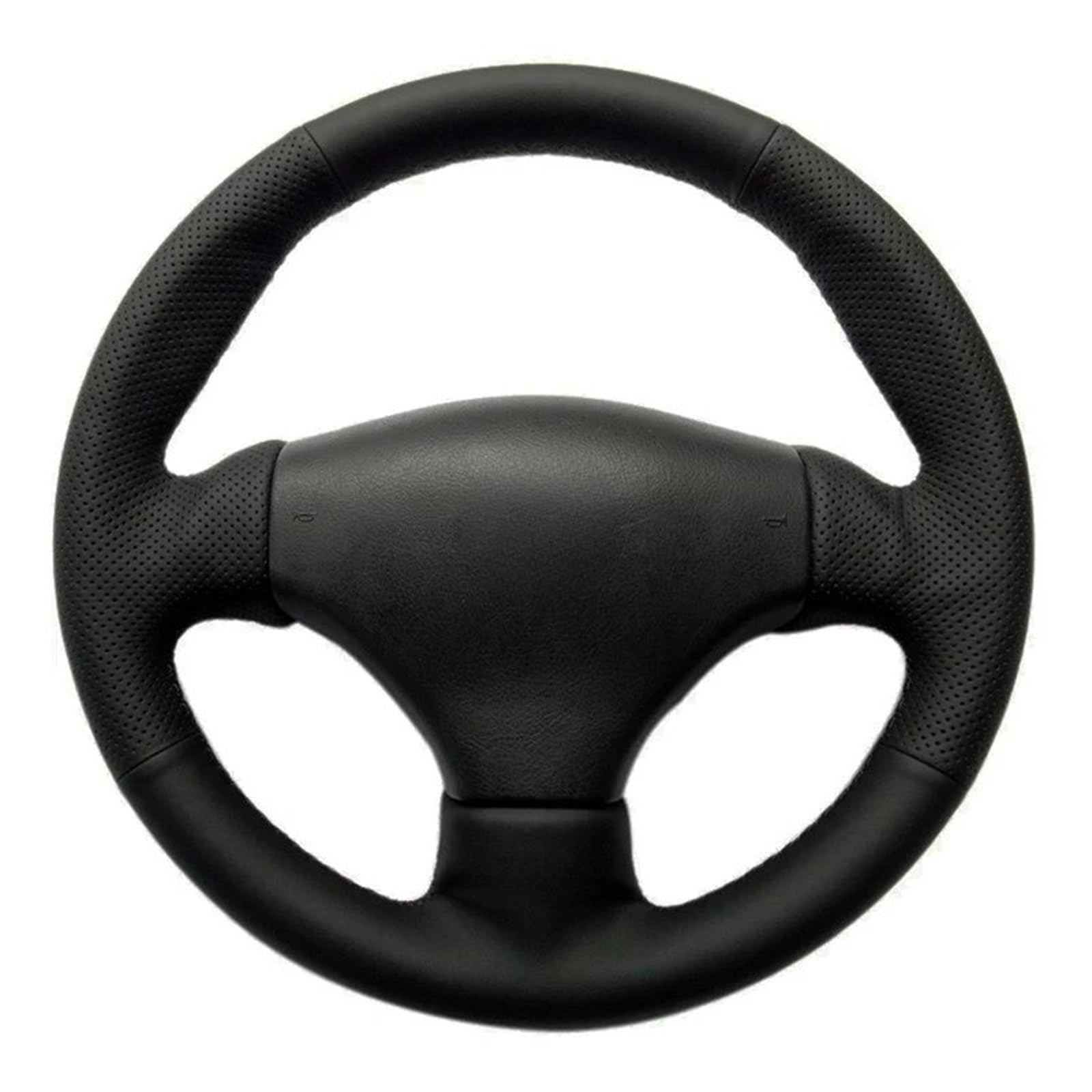 Auto-Lenkradabdeckung Für Peugeot 206 1998 1999 2000 2001 2002 2003 2004 2005 206 SW 2003 2004 2005 206 CC 2004 2005 Auto-Lenkradbezug Aus Schwarzem Kunstleder Handgenäht Lenkradschutz(Light Blue Thre Auto-Lenkradabdeckung Für Peugeot 206 1998 1999 2000 2001 2002 2003 2004 2005 206 SW 2003 2004 2005 206 CC 2004 2005 Auto-Lenkradbezug Aus Schwarzem Kunstleder Handgenäht Lenkradschutz(Light Blue Thre von LONPEXDT
