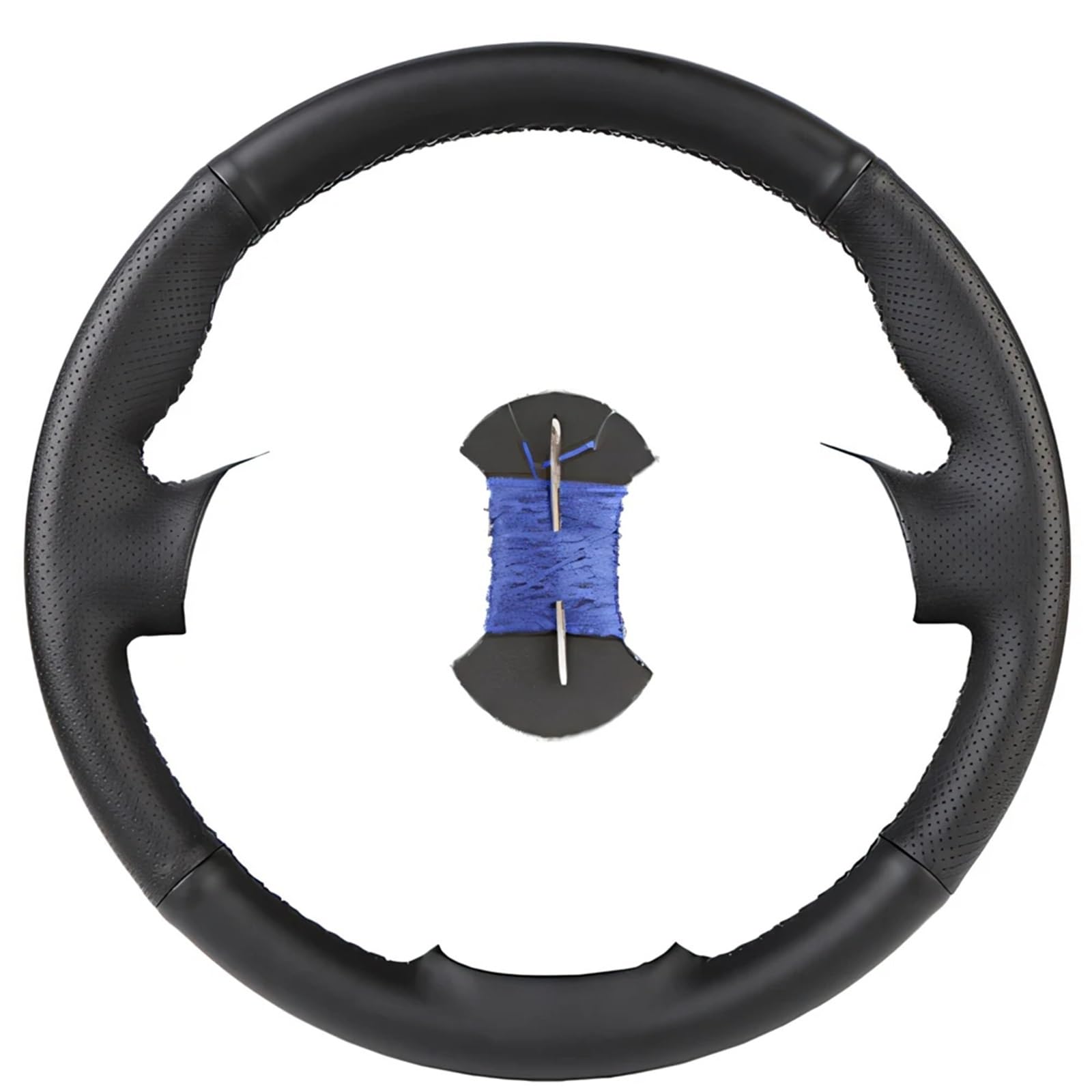 Auto-Lenkradabdeckung Für Peugeot 206 1998 1999 2000 2001 2002 2003 2004 2005 206 SW 2003-2005 206 CC 2005 Auto-Lenkradabdeckung Aus Künstlichem Leder Lenkradschutz(Sky Blue) von LONPEXDT