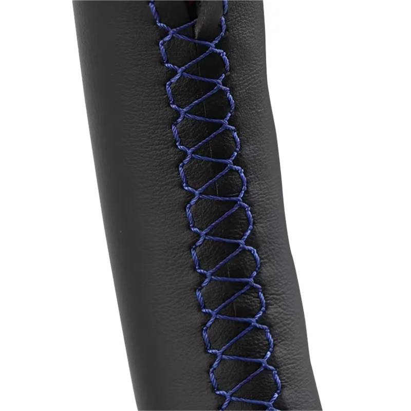 Auto-Lenkradabdeckung Für Seat Für Leon (Mk2) 2006 2007 2008 Für Ibiza (6L) 2007 Lenkung Wrap Mikrofaser Auto Lenkrad Abdeckung Lenkradschutz(Blue line) von LONPEXDT