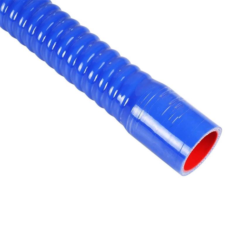 Luftschlauch Lufteinlassschlauch 16 18 20 25 28mm Silikon Flexible Schlauch Wasser Rohr Kühler Rohr Lufteinlass Hochdruck Gummi Joiner Rohr Blau Rot Schwarz Ansaugrohr(Blue-ID-20mm) von LONPEXDT