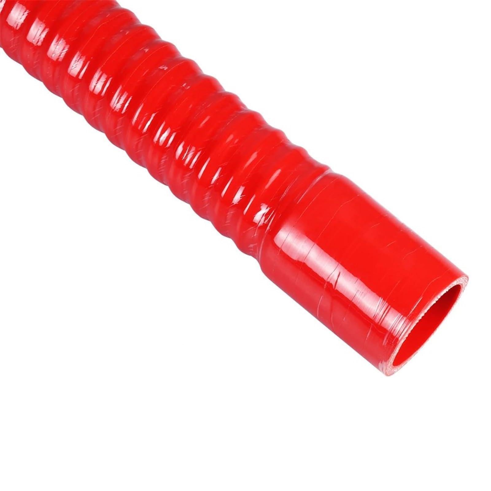 Luftschlauch Lufteinlassschlauch 16 18 20 25 28mm Silikon Flexible Schlauch Wasser Rohr Kühler Rohr Lufteinlass Hochdruck Gummi Joiner Rohr Blau Rot Schwarz Ansaugrohr(Red-ID-16mm) von LONPEXDT