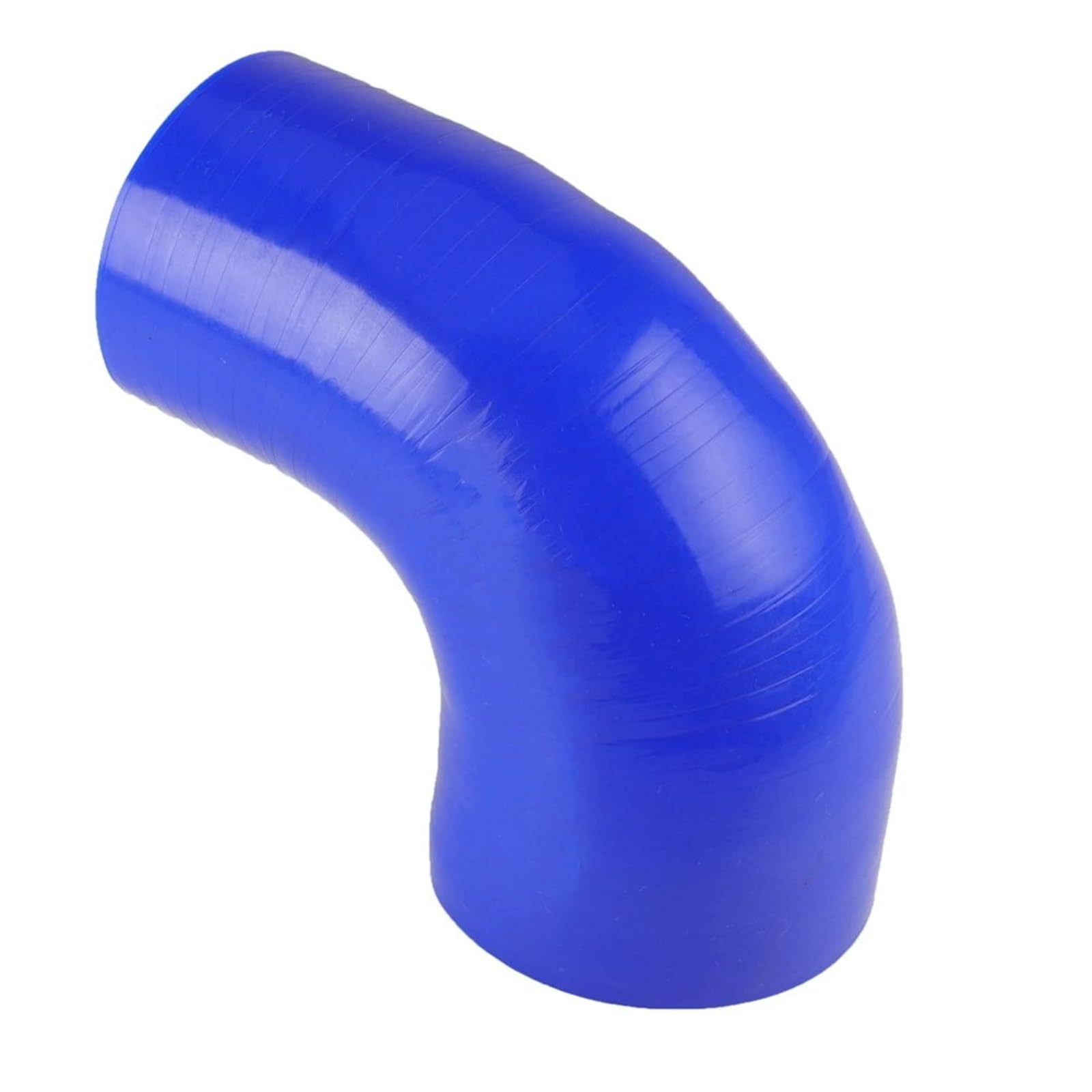Luftschlauch Lufteinlassschlauch 90 Grad Minderer Silikon Ellenbogen Schlauch Gummi Joiner Biegen Rohr Cold Air Intake Schlauch Ansaugrohr(70mm-89mm Blue) von LONPEXDT