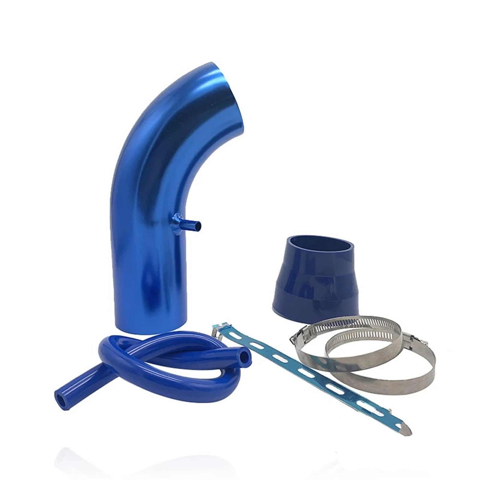 Luftschlauch Lufteinlassschlauch Für Toyota Aluminiumlegierung Cold Air Lntake Kit Ansaugrohr 76mm Luftfilter Hochleistungs-Turborohr Universal Ansaugrohr(Blau) von LONPEXDT