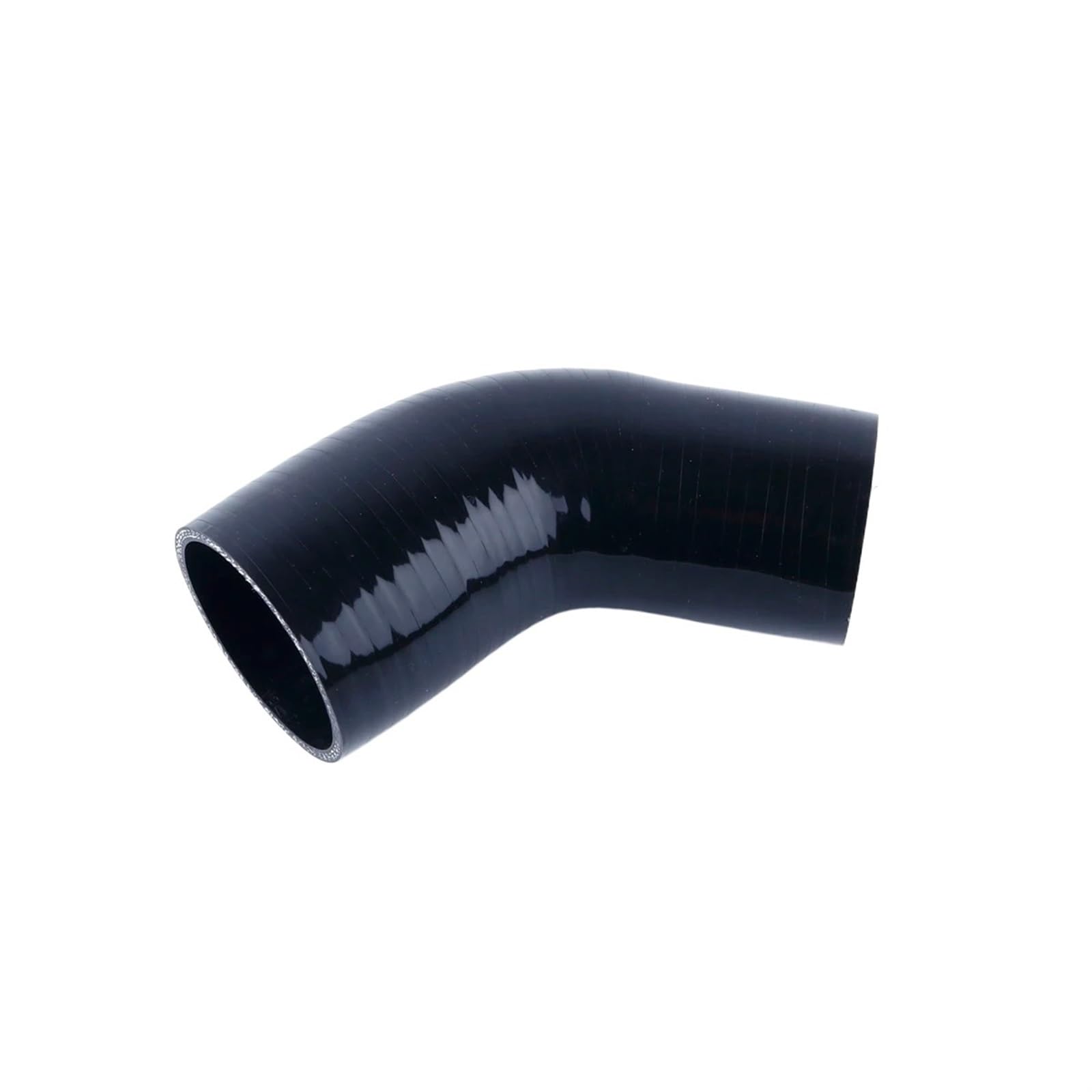 Luftschlauch Lufteinlassschlauch ID 51mm 56mm 57mm 60 63 64 65 67 70mm 76mm 90mm 45 Grad Reduzieren Silikon Ellenbogen Schlauch Auto Zubehör Kaltluft Ansaugschlauch 3-lagig Ansaugrohr(45ID57-90mm) von LONPEXDT