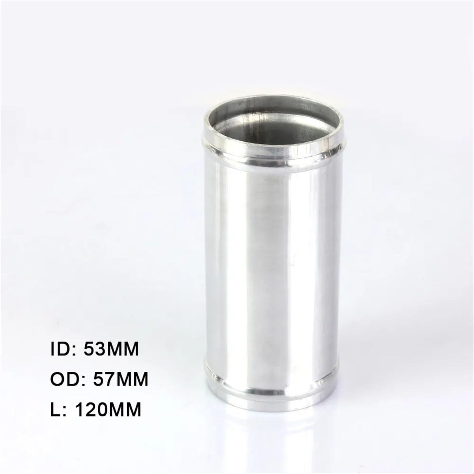 Luftschlauch Lufteinlassschlauch Schnorchel Luft Kalt Einlass Aluminium Rohr Konvexen Langlebig Rohr Einlass Kanal Kühlsysteme Verteiler Schlauch Turbo Zubehör 76MM Ansaugrohr(57MM) von LONPEXDT