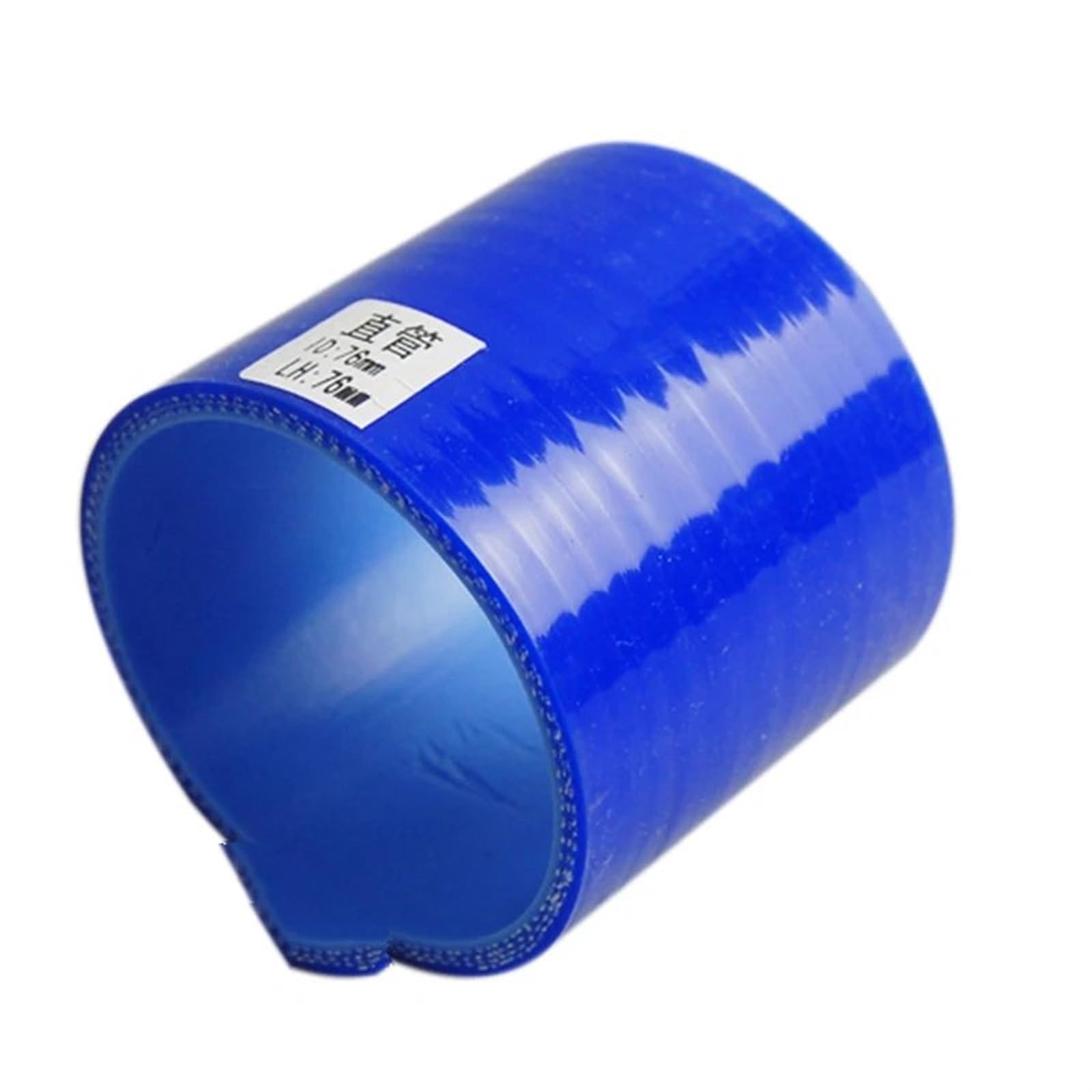 Luftschlauch Lufteinlassschlauch Universal Auto Lufteinlass Silikon Rohr Schlauch 57mm 60mm 70mm 76mm 80mm Blau Turbo Gerade Reduzierschlauch Ansaugrohr(76-89mm) von LONPEXDT