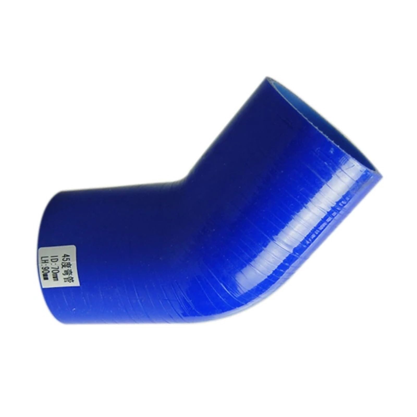 Luftschlauch Lufteinlassschlauch Universal Silikon Schlauch Anschluss Ladeluftkühler Turbo Ansaugrohr Koppler Schlauch 45 Grad 51mm/57mm/63mm/70mm/76mm Ansaugrohr(57mm) von LONPEXDT
