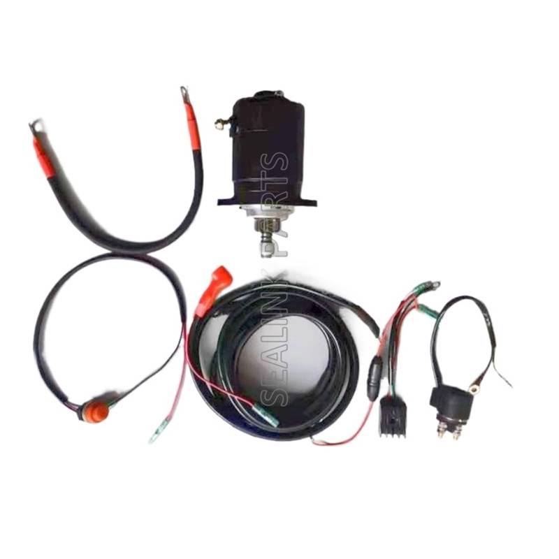 Kompatibles Startkit for Marine ME30 ME30MH 2-Takt 25 PS 30 PS Außenbordmotor, Anlasserrelais Ladespule Schalter Gerät Universal(Without gear ring) von LOOwAH