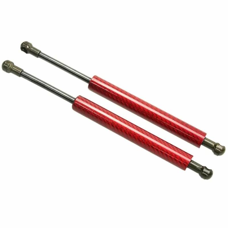 2x Gasfeder Dämpfer Heckklappe Für Megane MK2 Fließheck 2002-2008 (OEM: 8200051750) – 41,8 cm Heckklappendämpfer Heckklappe Gasdruckdämpfer Ersetzen（Rot Carbonfaser ） von LOPBVXCY