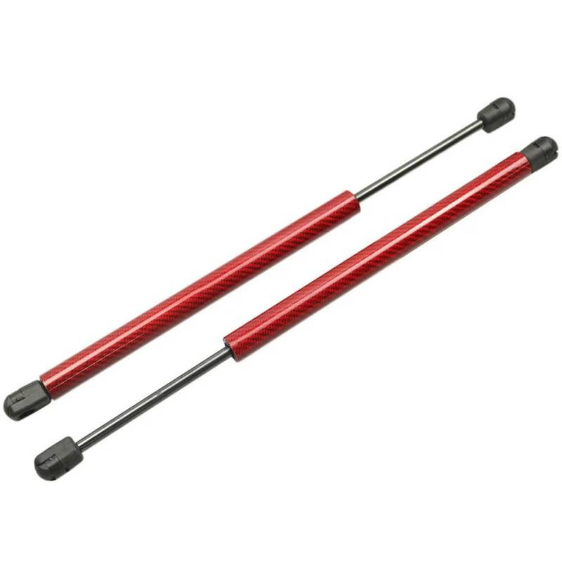 2x Rot Carbonfaser Gasfeder Dämpfer Heckklappe 7M0827550G, für SEAT Alhambra (2000-2010) (2er-Pack) Heckklappendämpfer Gasfeder Heckklappe Gasdruckdämpfer Ersetzen von LOPBVXCY