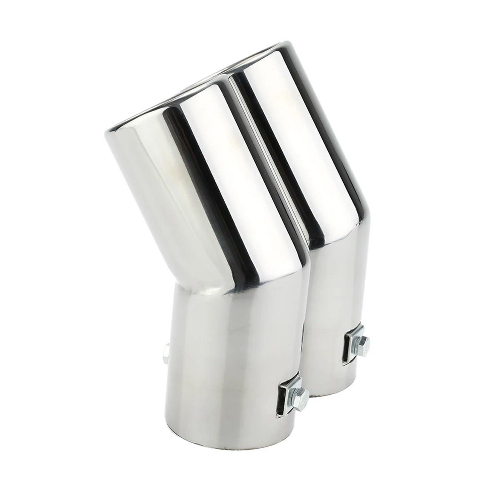 Auto-Endrohre Doppelrohre Edelstahl-Auspuffendrohre Schalldämpferspitzen Für VW Für Jetta (1998 1999 2000 2001-2004) Für Golf 4 Für Bora Auto-Auspuffendrohr Endschalldämpfer Auspuffendrohr von LORSKRD