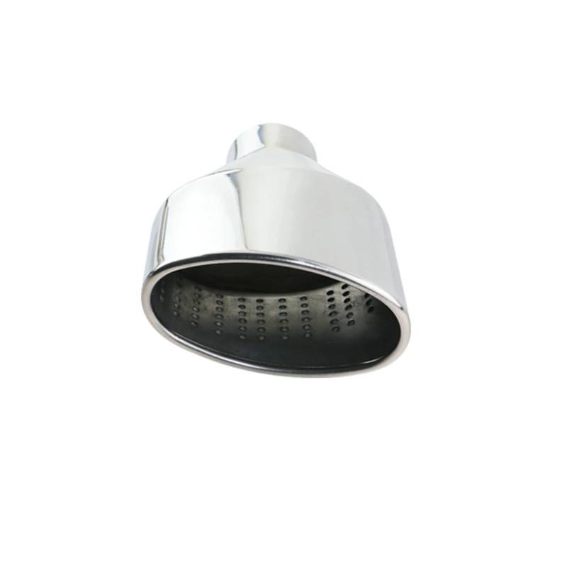 Auto-Endrohre Edelstahl Auto Auspuff Endrohr Schnittstelle 63mm Schräg Gerollt Outlet Auto Schalldämpfer Endrohr Schwarz Silve Endschalldämpfer Auspuffendrohr(Silber Links) von LORSKRD