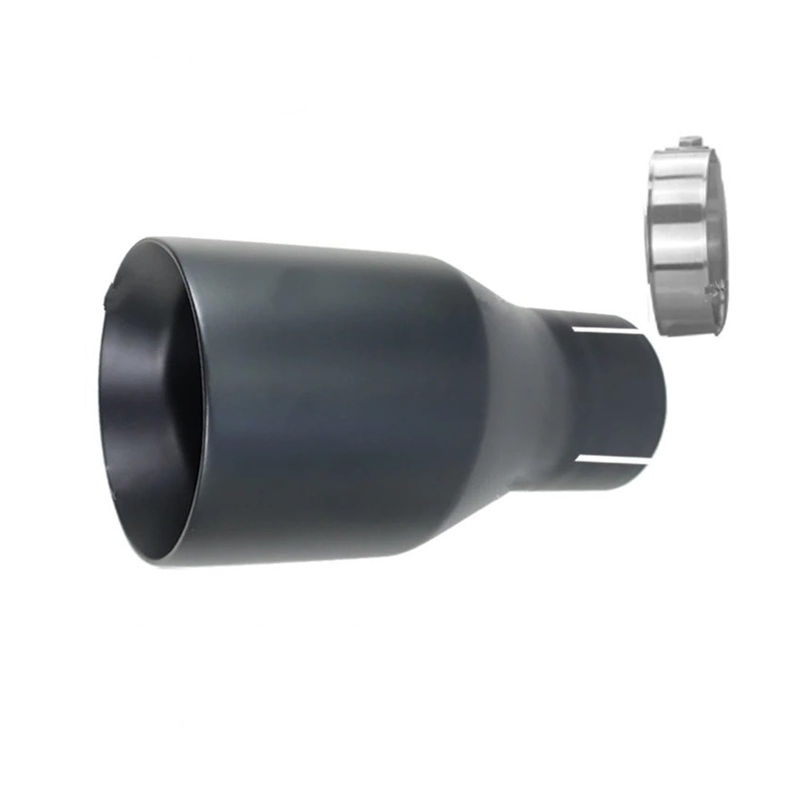 Auto-Endrohre Edelstahl UniversalAuspuff System Endrohr Auto Auspuff Spitze 1 Stück Endschalldämpfer Auspuffendrohr(Matte2 in63-114) von LORSKRD