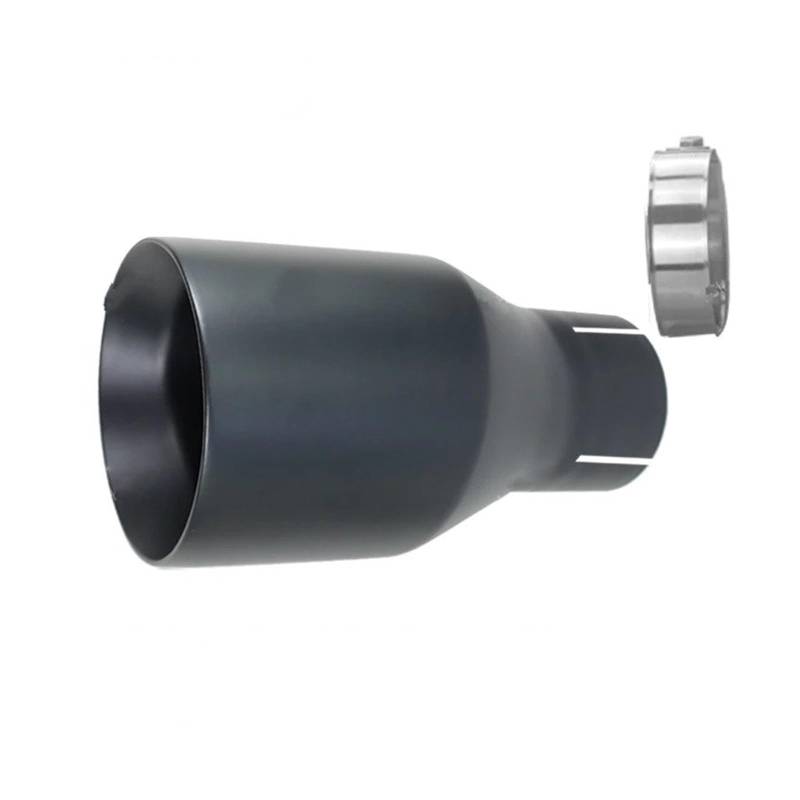Auto-Endrohre Edelstahl UniversalAuspuff System Endrohr Auto Auspuff Spitze 1 Stück Endschalldämpfer Auspuffendrohr(Matte2 in63-114) von LORSKRD