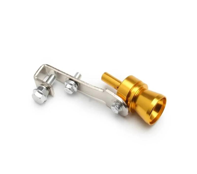 Auto-Endrohre Universal Sound Simulator Auto Turbo Sound Whistle Fahrzeug Refit Gerät Auspuffrohr Turbo Sound Whistle Auto Turbo Schalldämpfer Endschalldämpfer Auspuffendrohr(Yellow-L) von LORSKRD