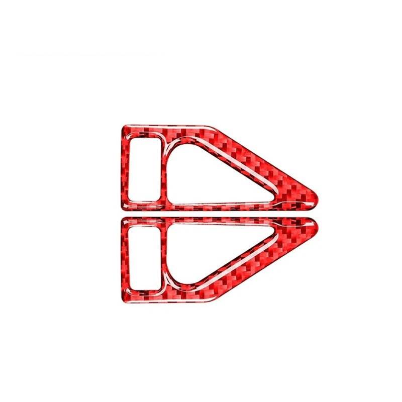 Dekor Panel Trim Innen Für 3 Serie E46 1997-2004 2PCS Carbonfaserauto Heck Lesen Lampenlampen-Dekoration Aufkleber Auto Innenzubehör Accessoires Auto Abdeckung Trim Cover von LORSKRD