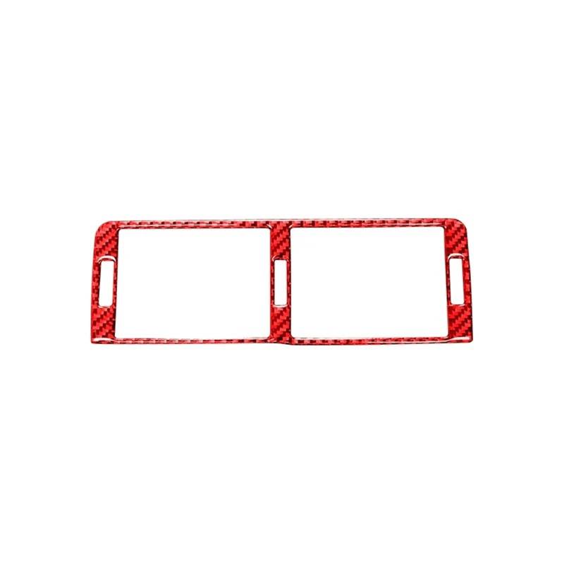Dekor Panel Trim Innen Für 3er E46 1999-2004 Zubehör Kohlefaser Auto Armaturenbrett Zentrale Luftauslass Dekoration Rahmen Abdeckung Aufkleber Auto Abdeckung Trim Cover von LORSKRD