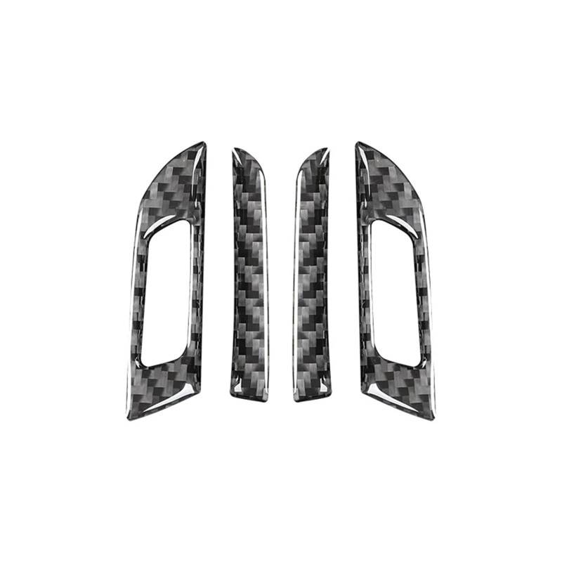Dekor Panel Trim Innen Für 3er F30 2013 2014 2015 2016 2017 2018 Zubehör Carbon Fiber Auto Armaturenbrett Beidseitig Luftauslass Einstellknopf Zierrahmen Aufkleber Auto Abdeckung Trim Cover von LORSKRD