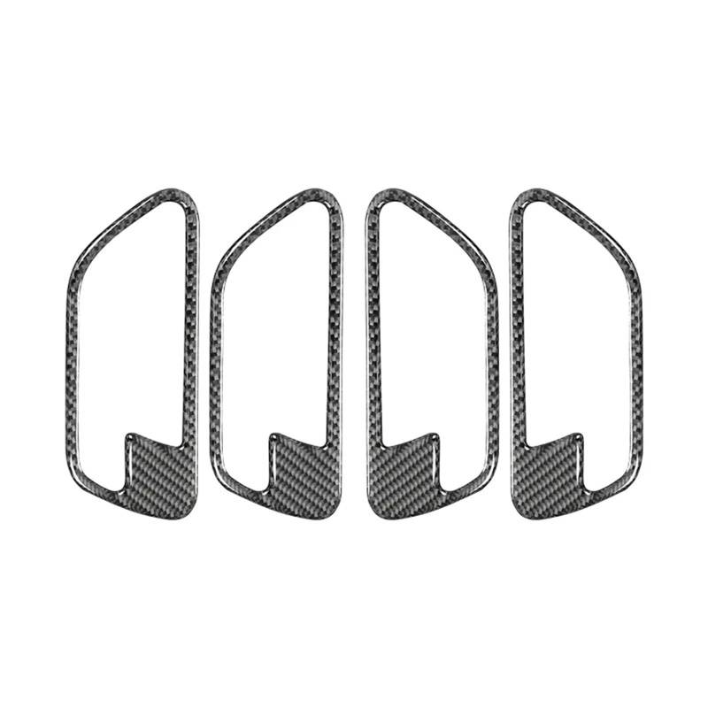 Dekor Panel Trim Innen Für 3er GT F30 F34 2013-2018 Zubehör Kohlefaser Innenausstattung Auto Türgriff Zierrahmen Abdeckung Dekoration Aufkleber Auto Abdeckung Trim Cover von LORSKRD