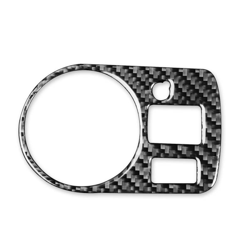 Dekor Panel Trim Innen Für A3 Für S3 Für 8P 2006 2007 Kohlefaser-Aufkleber Autozubehör Scheinwerferschalter Panel Innenverkleidung Abdeckung Armaturenbrett Auto Abdeckung Trim Cover von LORSKRD