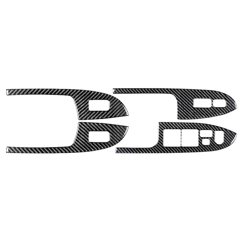 Dekor Panel Trim Innen Für Accord 2003 2004 2005 2006 2007 LHD Auto Fensterheber Panel Schalter Abdeckung Trim Carbon Fiber Auto Zubehör Auto Abdeckung Trim Cover von LORSKRD