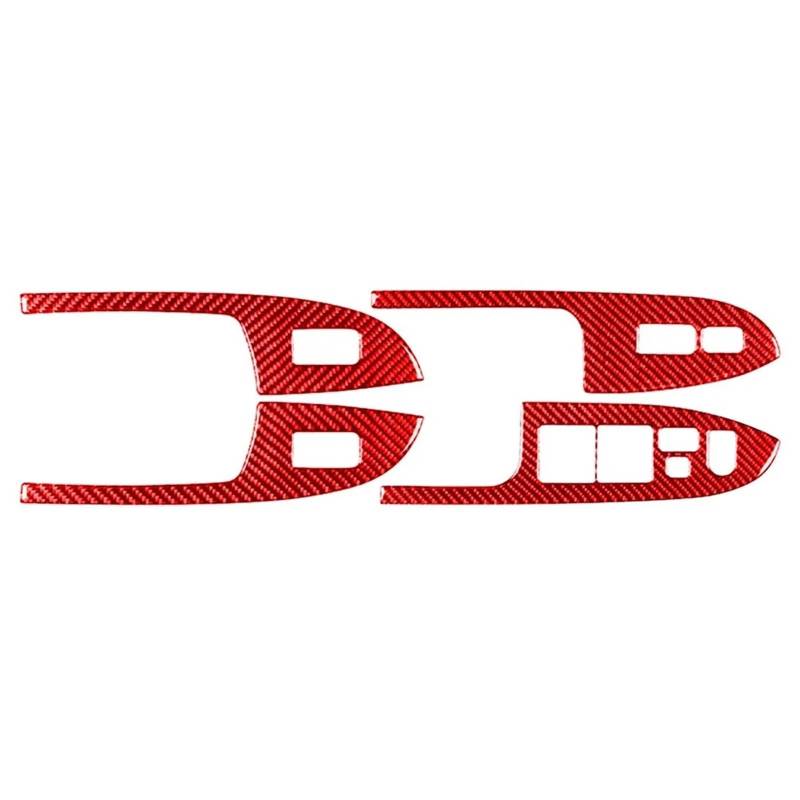 Dekor Panel Trim Innen Für Accord 2003 2004 2005 2006 2007 LHD Auto Fensterheber Panel Schalter Abdeckung Trim Carbon Fiber Auto Zubehör Auto Abdeckung Trim Cover von LORSKRD