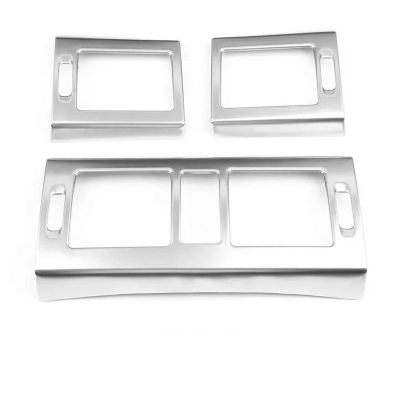 Dekor Panel Trim Innen Für Benz Für GLK X204 2008 2009 2010 2011 2012 Auto Styling Mittelkonsole Klimaanlage CD Rahmenabdeckung Edelstahl Auslassblende Auto Abdeckung Trim Cover von LORSKRD