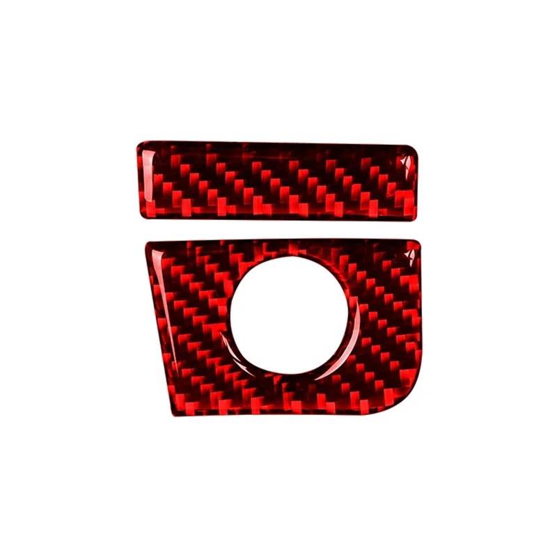 Dekor Panel Trim Innen Für Ford Für Mustang GT 2015-2021 Autozubehör Carbon Fiber Innenausstattung Auto Co-Pilot Aufbewahrungsbox Schalter Panel Abdeckung Zieraufkleber Auto Abdeckung Trim Cover von LORSKRD