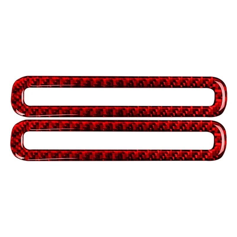 Dekor Panel Trim Innen Für Ford Für Mustang GT 2015-2021 Autozubehör Kohlefaser Auto Seitentür Defogger Air Vent Outlet Rahmen Aufkleber Innenverkleidung Auto Abdeckung Trim Cover von LORSKRD