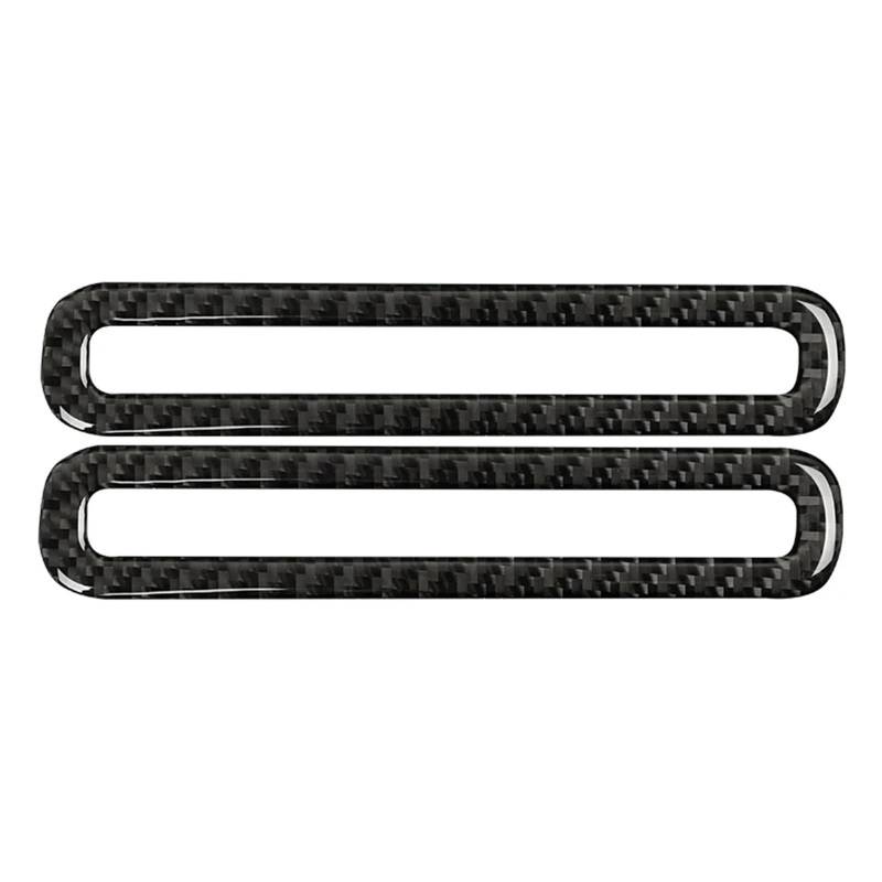 Dekor Panel Trim Innen Für Ford Für Mustang GT 2015-2021 Autozubehör Kohlefaser Auto Seitentür Defogger Air Vent Outlet Rahmen Aufkleber Innenverkleidung Auto Abdeckung Trim Cover von LORSKRD